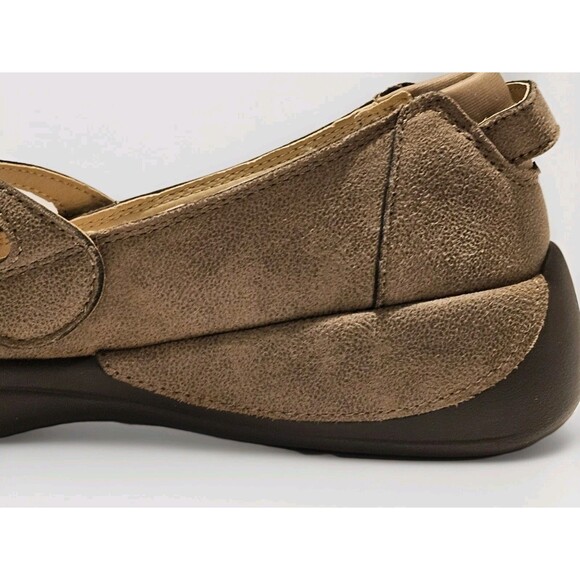 JBU Pearl Eco Vegan Ballet Flats Women’s 8M Tan Brown Cutout Comfort Sustainable - Picture 12 of 13